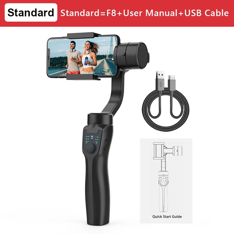 F8 Handheld 3- Estabilizador de Gravação