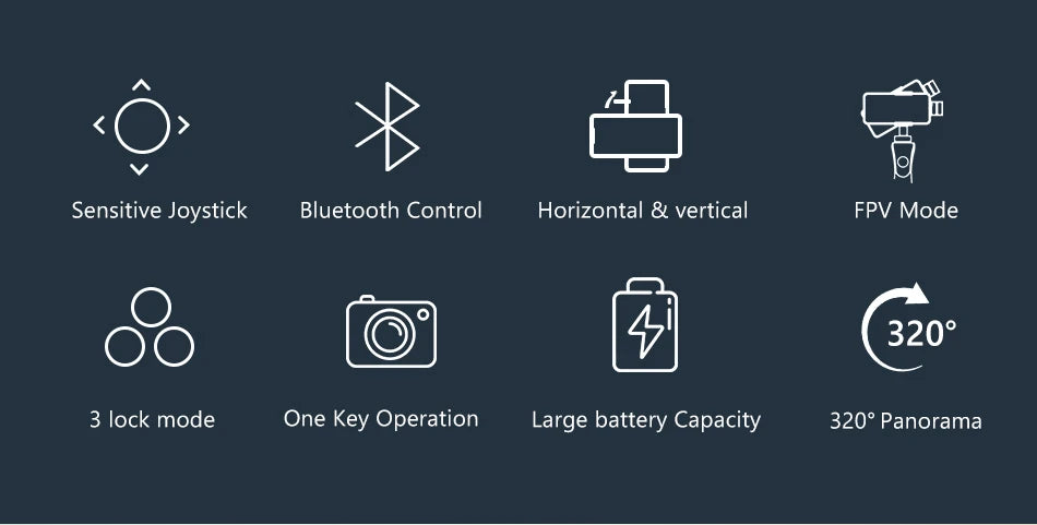 F8 Handheld 3- Estabilizador de Gravação