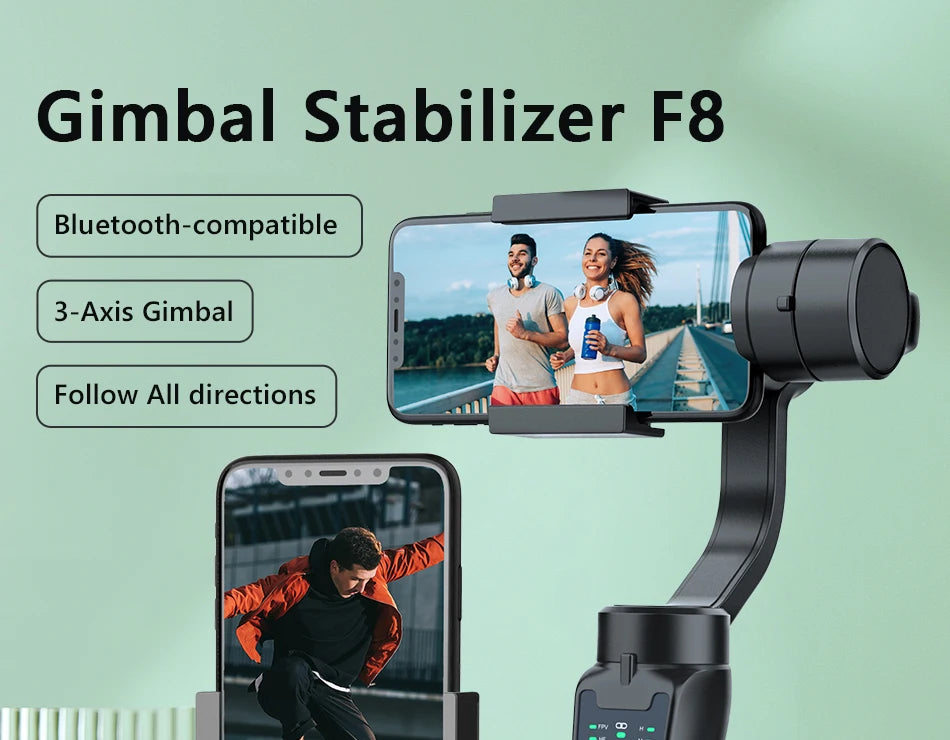 F8 Handheld 3- Estabilizador de Gravação